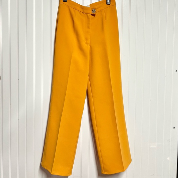 Keepsake Follower Pant Trouser Crepe Size Large L Mustard Yellow - Picture 2 of 9